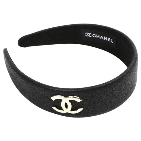 fake chanel mixed fibers headband|chanel dupe leather.